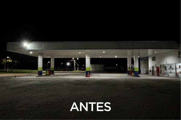 Iluminación Estación de Servicio W. Escalante